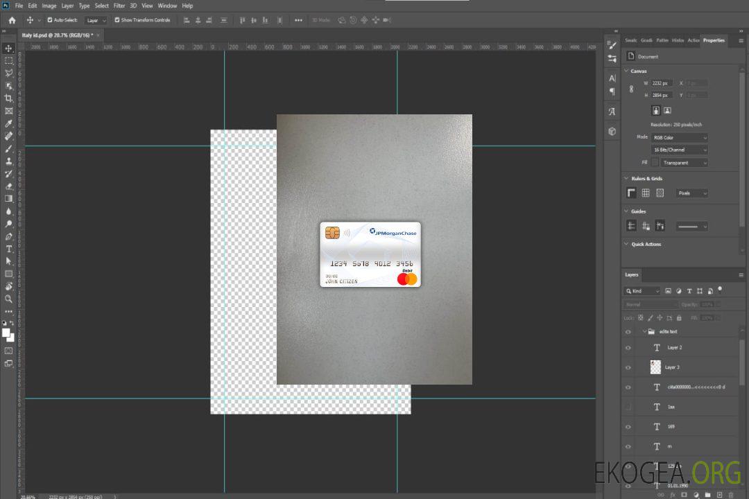 Canada JP Morgan Chase Bank Master carte de débit photolook , template Canada JP Morgan Chase Bank Master carte de débit photolook , template